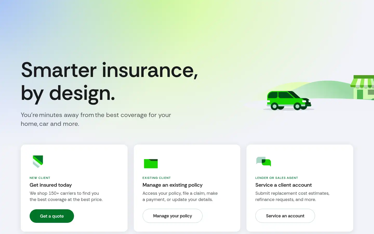 Screenshot of gooseheadinsurance.com
