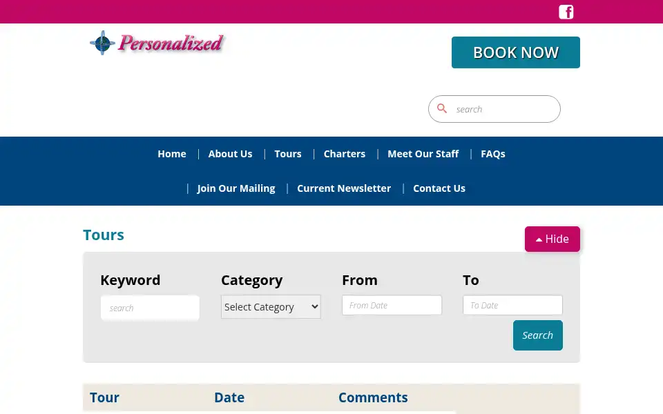 Screenshot of gopersonalized.com