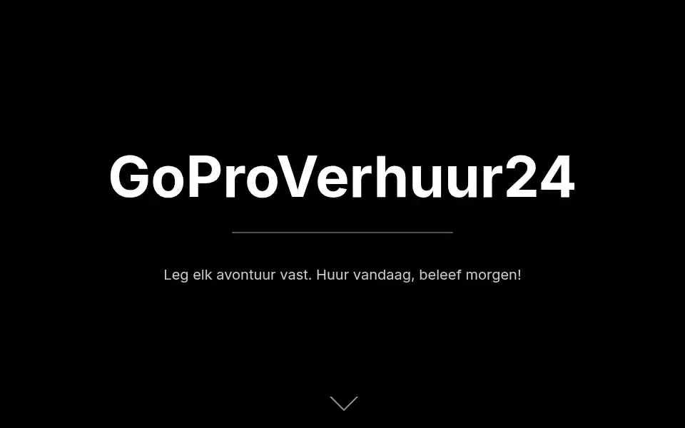 Screenshot of goproverhuur24.nl