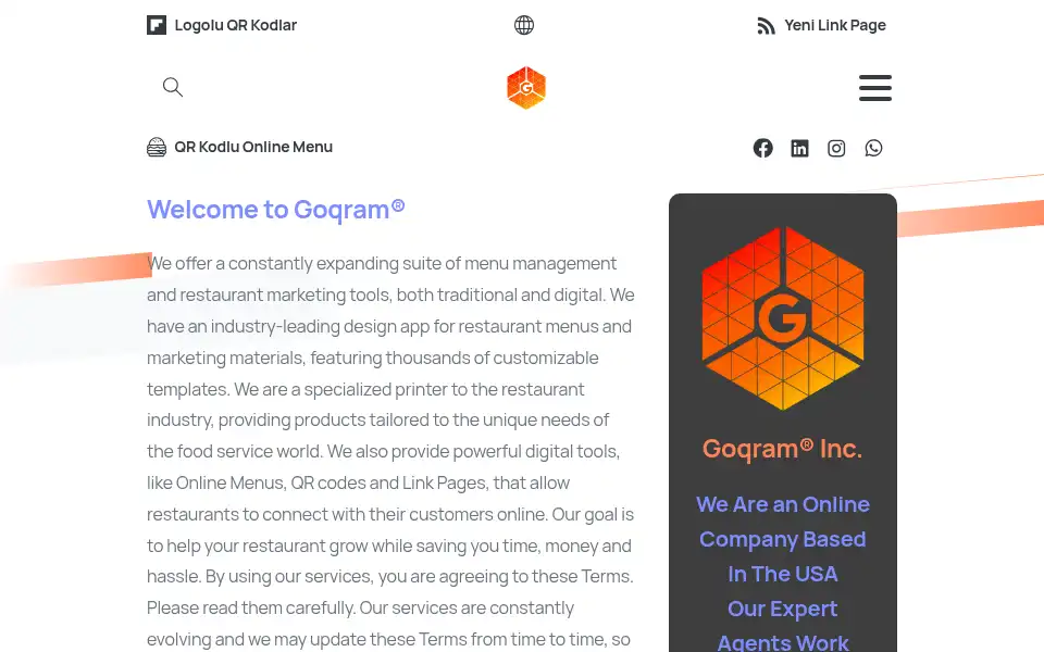 Screenshot of goqram.com