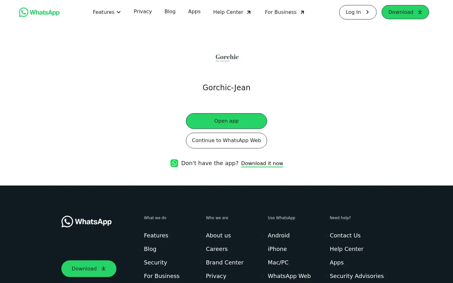 Screenshot of gorchic.com