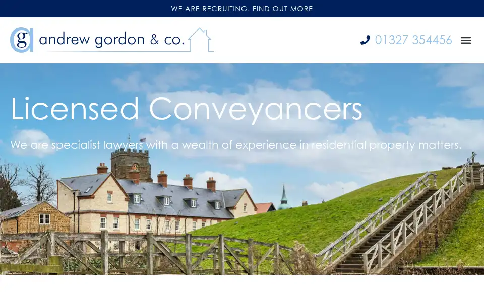 Screenshot of gordonlaw.co.uk