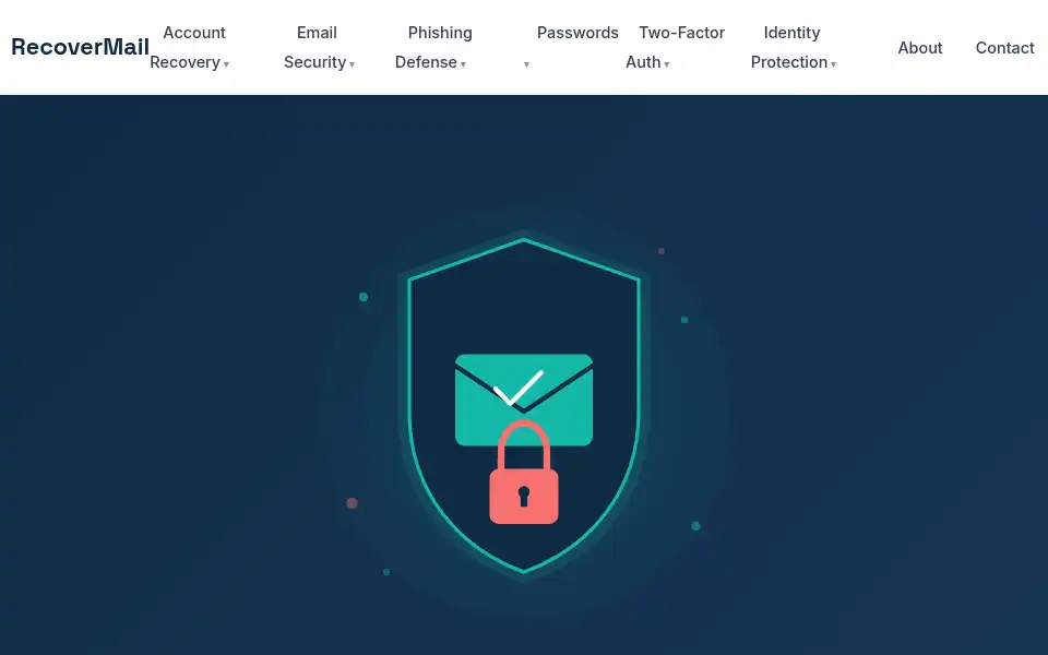 Screenshot of gorecovermail.com
