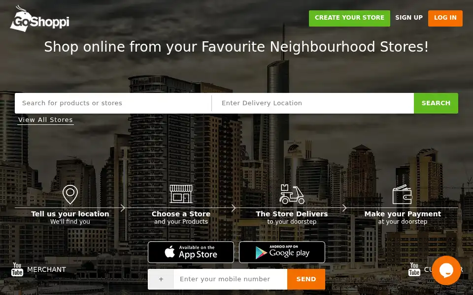 Screenshot of goshoppi.ae