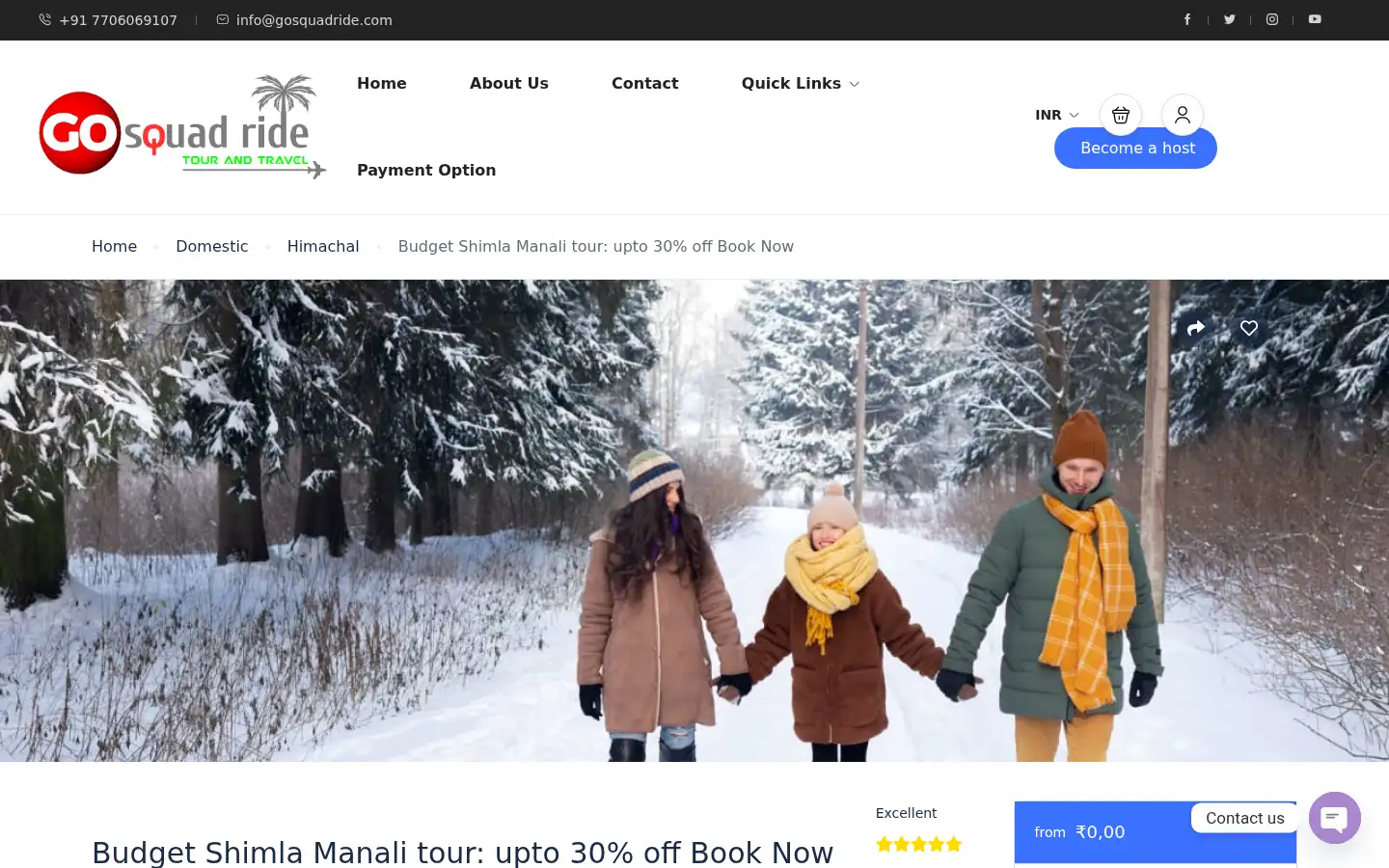 Screenshot of gosquadride.com