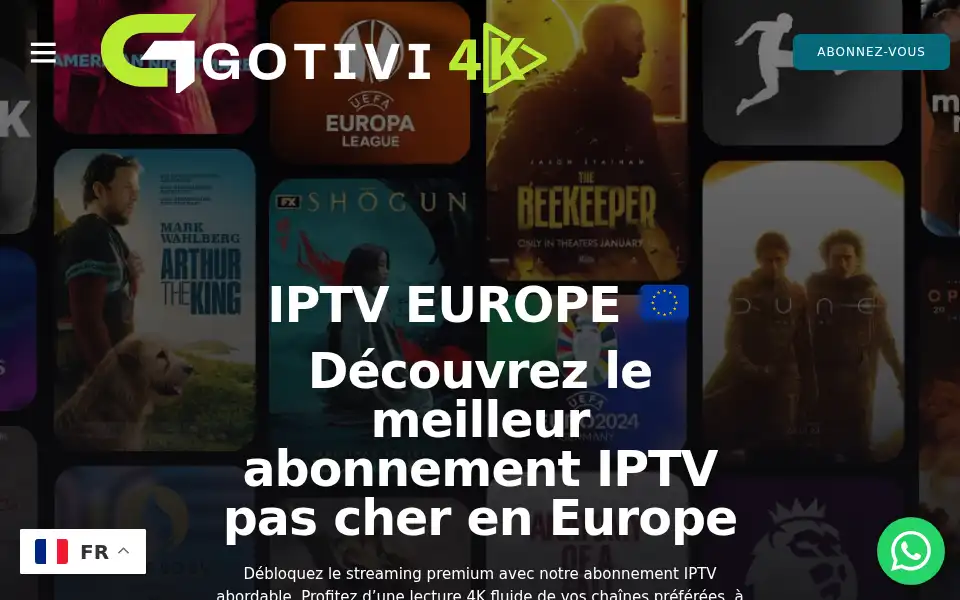 Screenshot of gotivi4k.net
