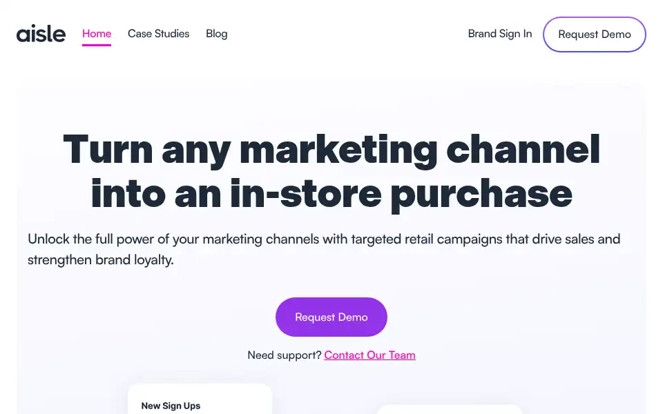 Screenshot of gotoaisle.com