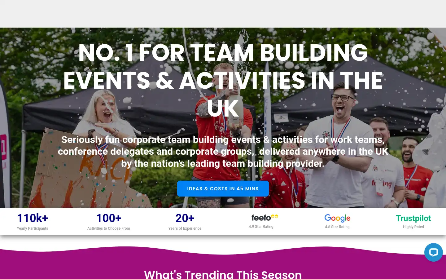 Screenshot of gotoevents.co.uk
