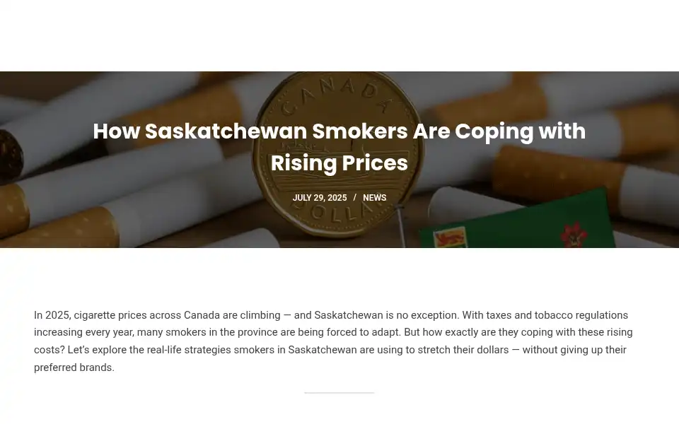 Screenshot of gotsmokes.co