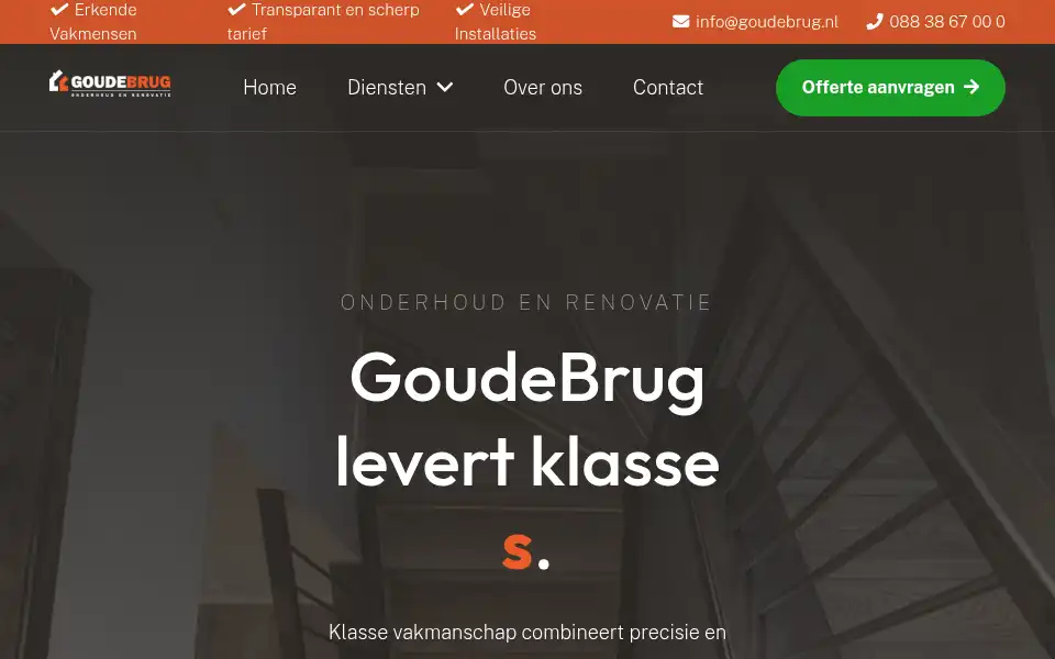 Screenshot of goudebrug.nl