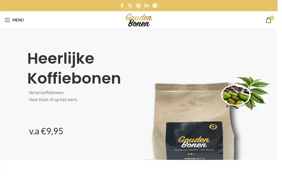 Screenshot of goudenbonen.nl
