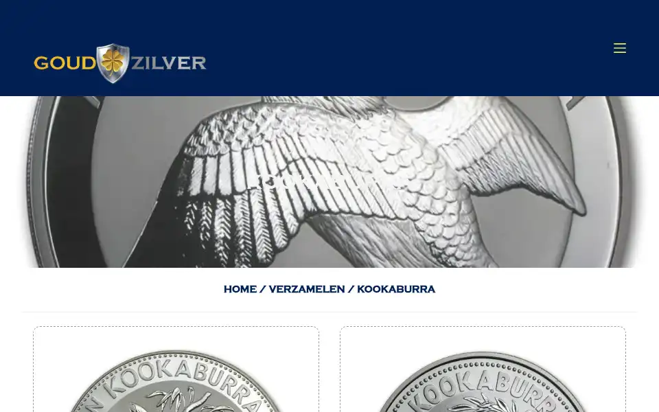 Screenshot of goudenzilverstore.nl