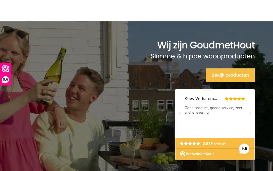 Screenshot of goudmethout.nl