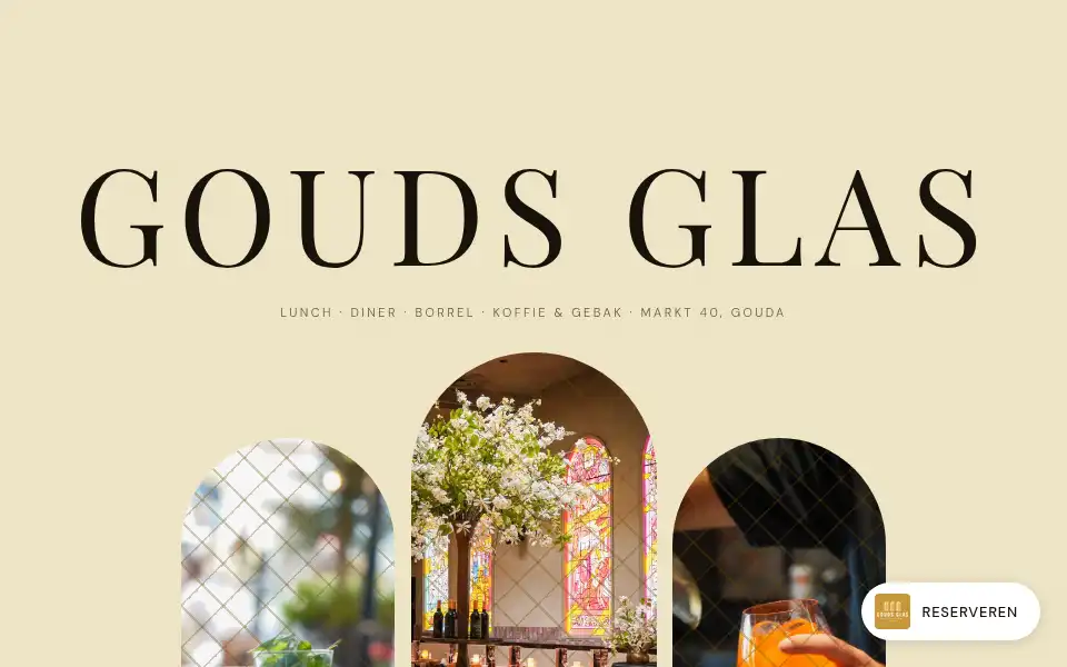 Screenshot of goudsglas.nl