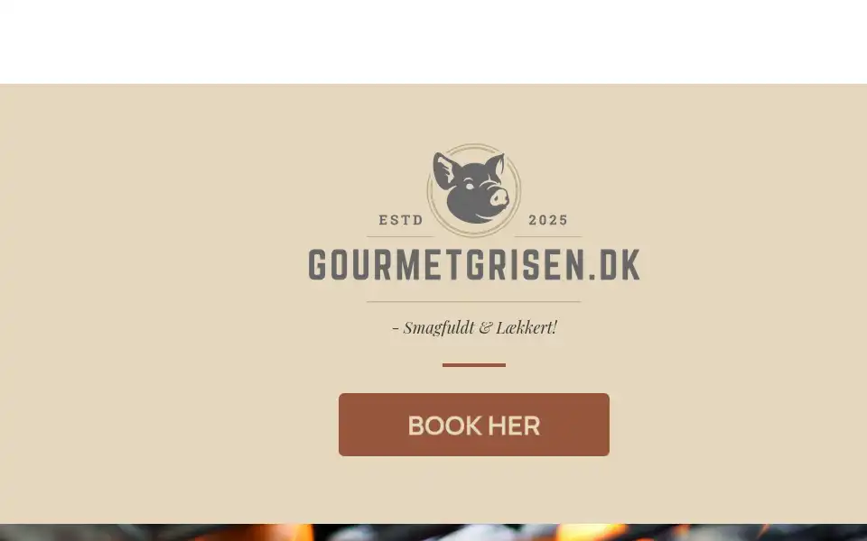 Screenshot of gourmetgrisen.dk