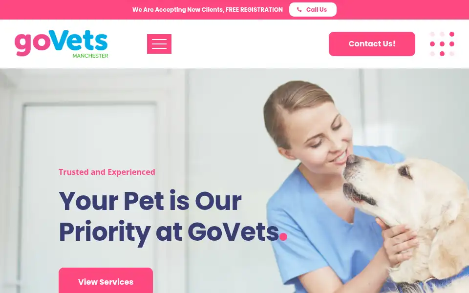 Screenshot of govets.co.uk