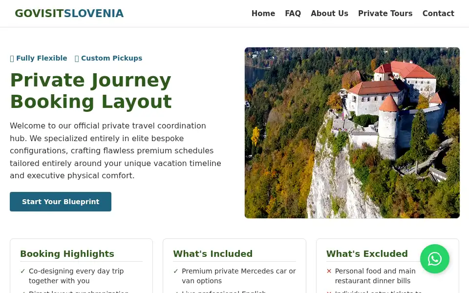 Screenshot of govisitslovenia.com