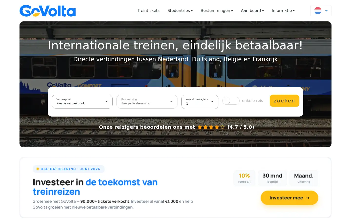 Screenshot of govolta.nl