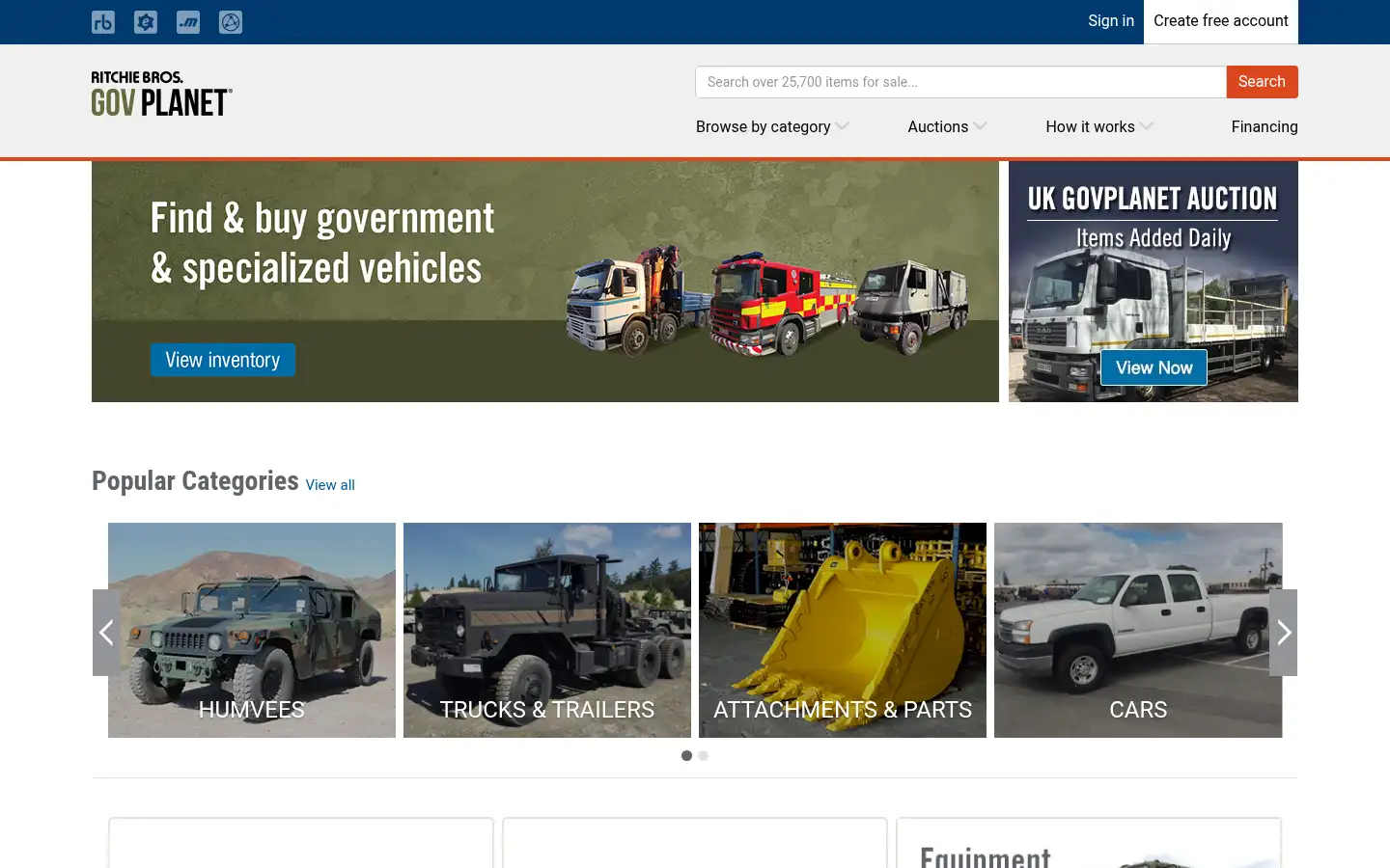 Screenshot of govplanet.com