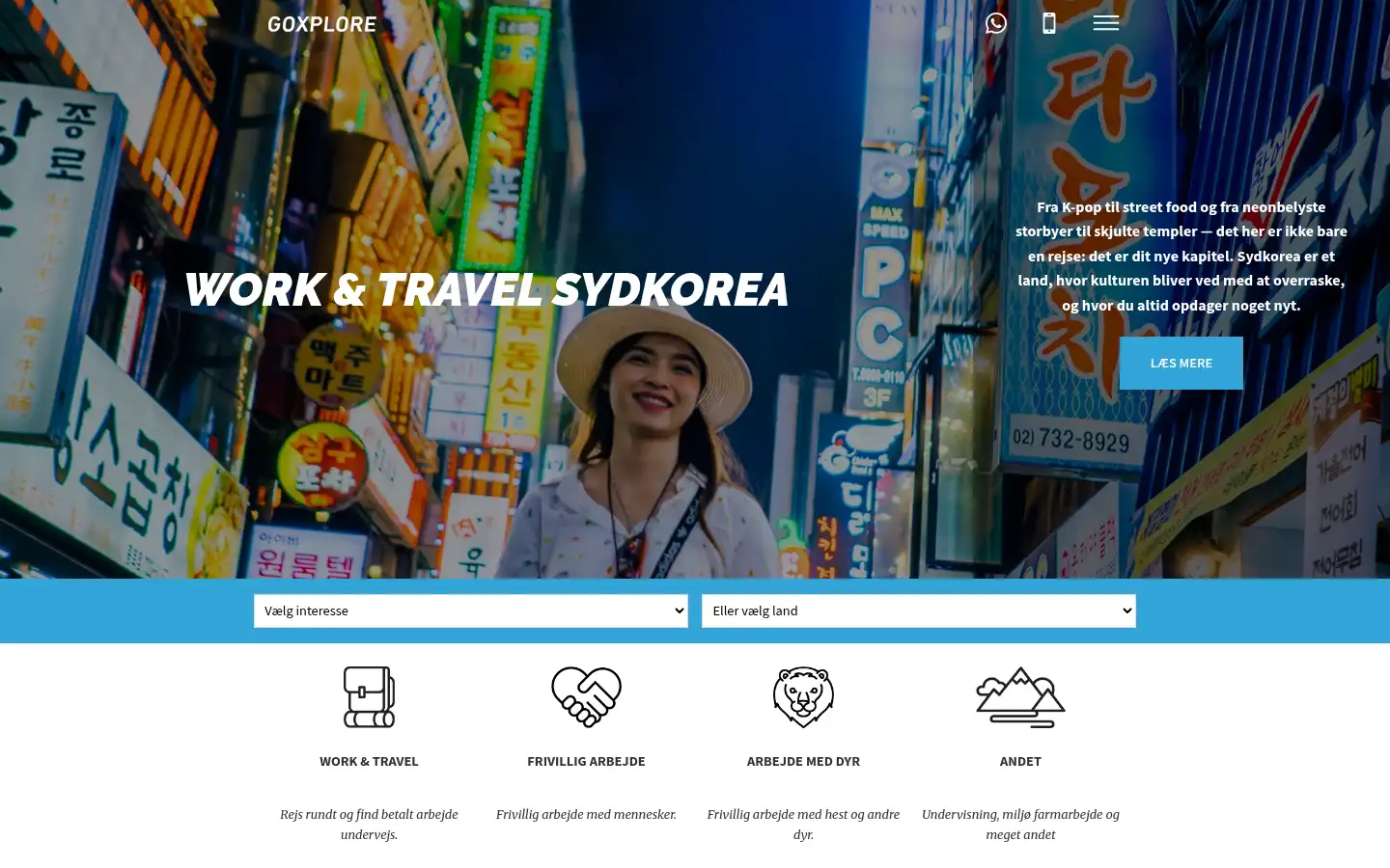 Screenshot of goxplore.dk
