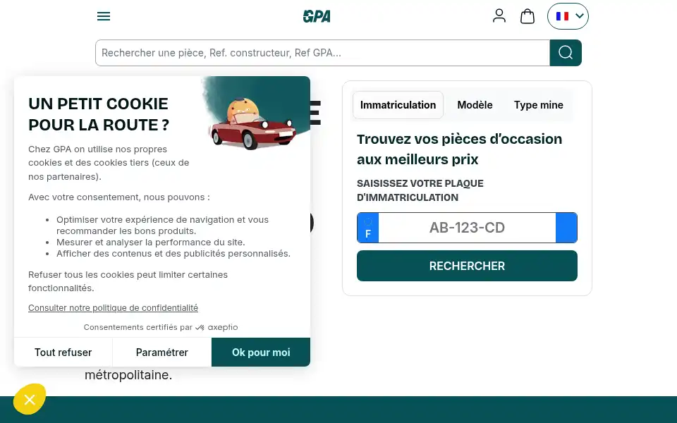 Screenshot of gpa26.com