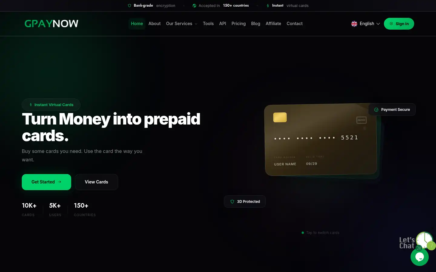 Screenshot of gpaynow.net