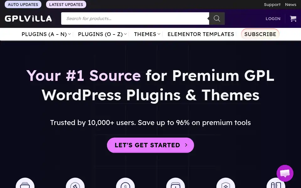 Screenshot of gplvilla.com