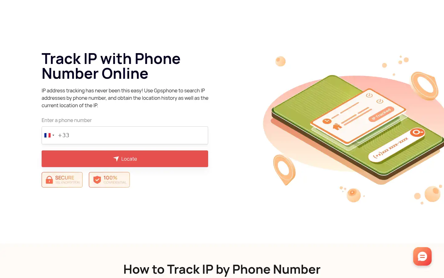 Screenshot of gps-phone.net