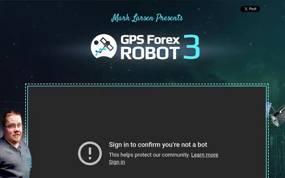 Screenshot of gpsforexrobot.com