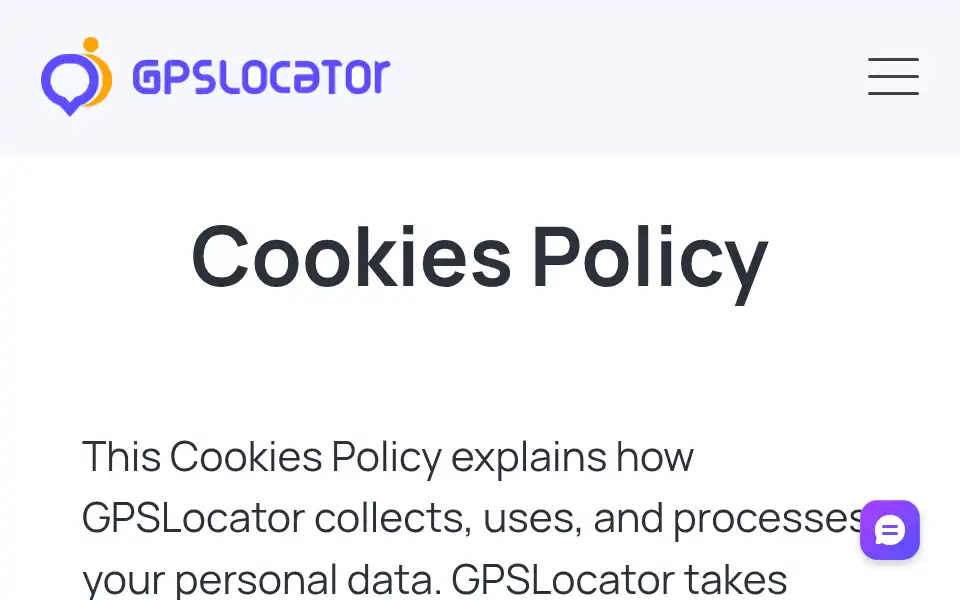 Screenshot of gpslocatorphone.com