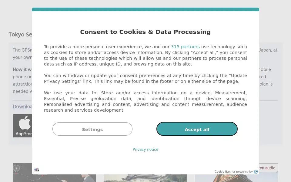 Screenshot of gpsmycity.com