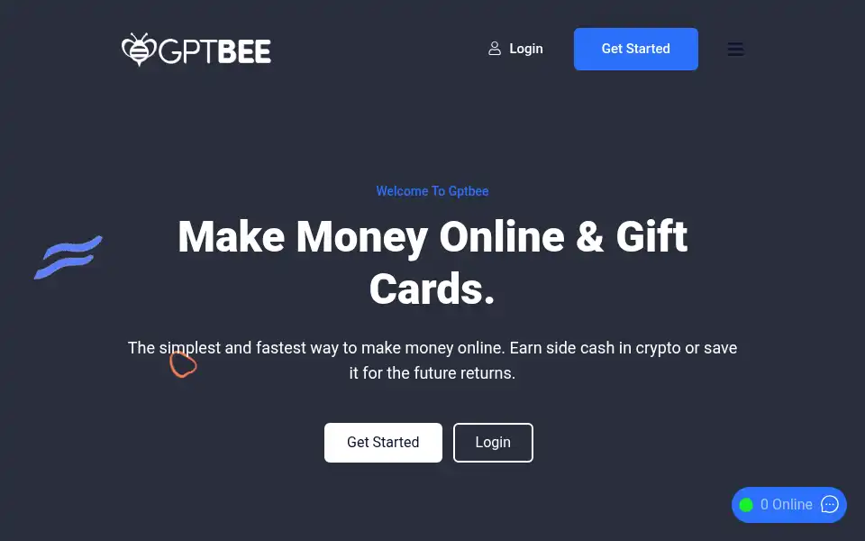 Screenshot of gptbee.com