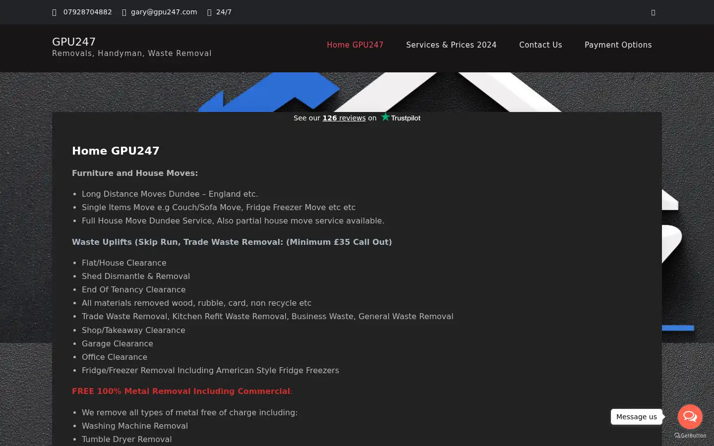 Screenshot of gpu247.com