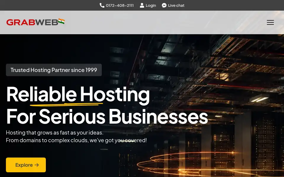 Screenshot of grabweb.in