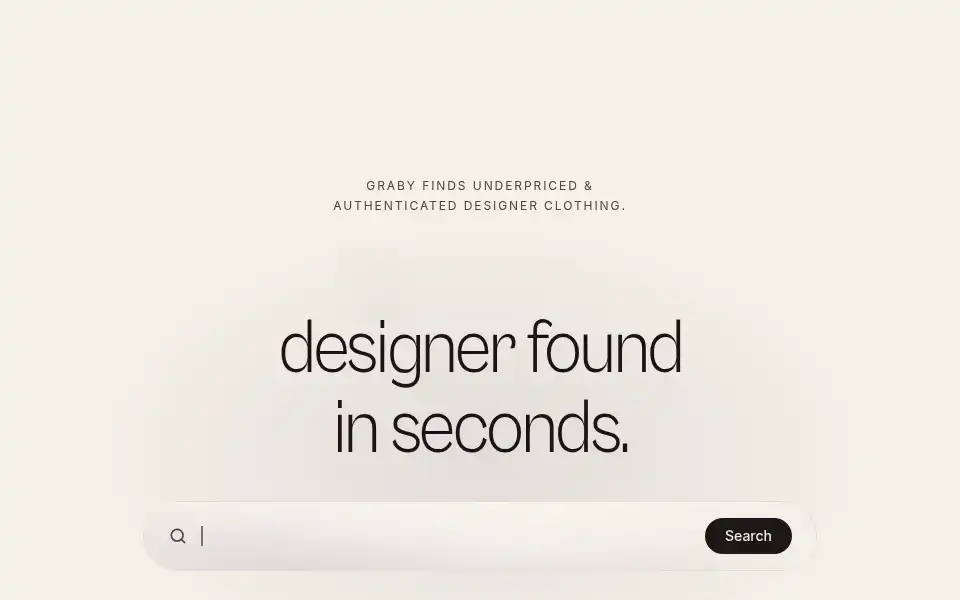 Screenshot of graby.ai