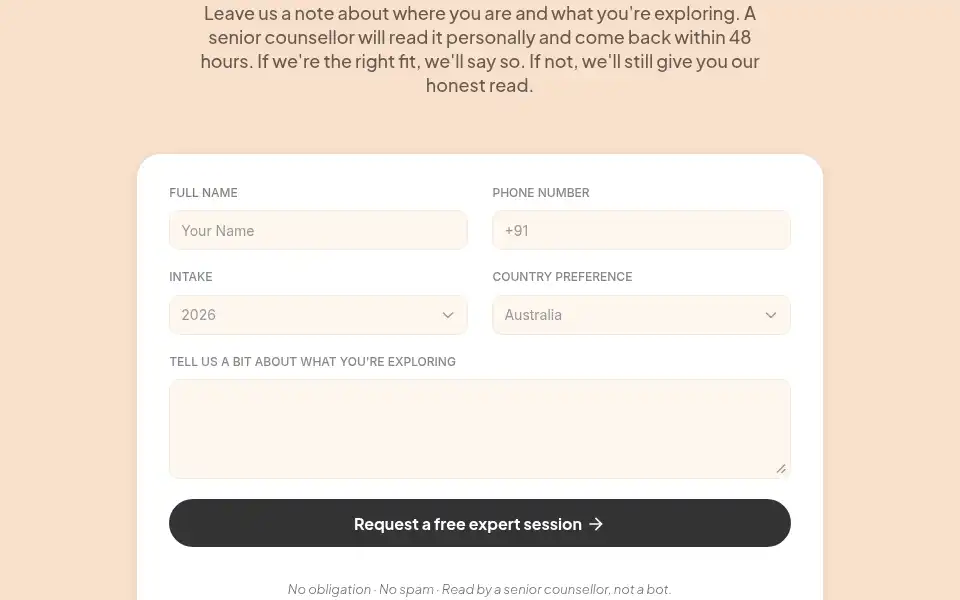Screenshot of gradguide.in