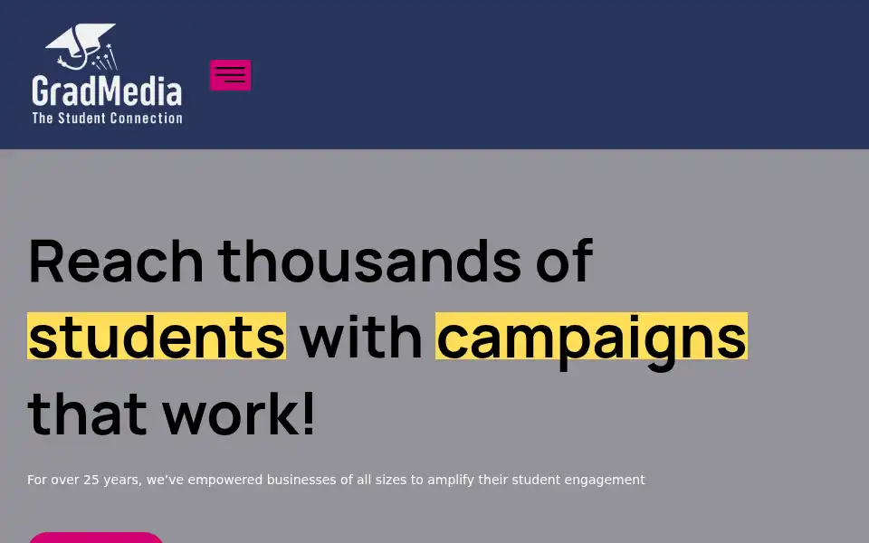 Screenshot of gradmedia.org