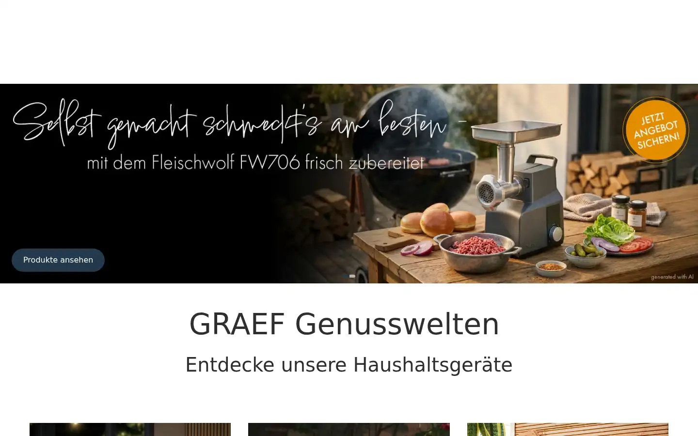 Screenshot of graef.de