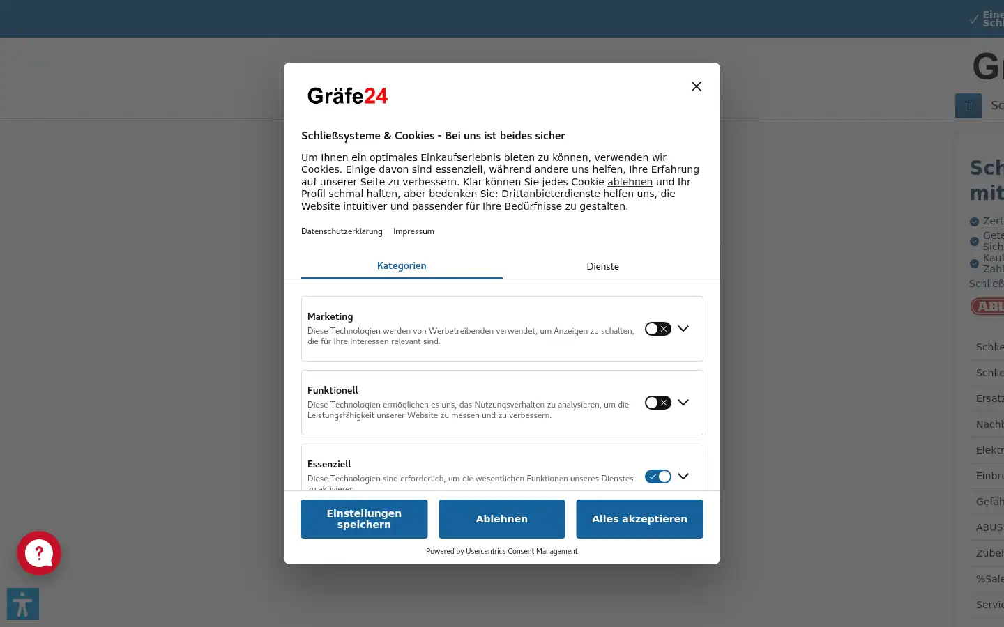 Screenshot of graefe24.de