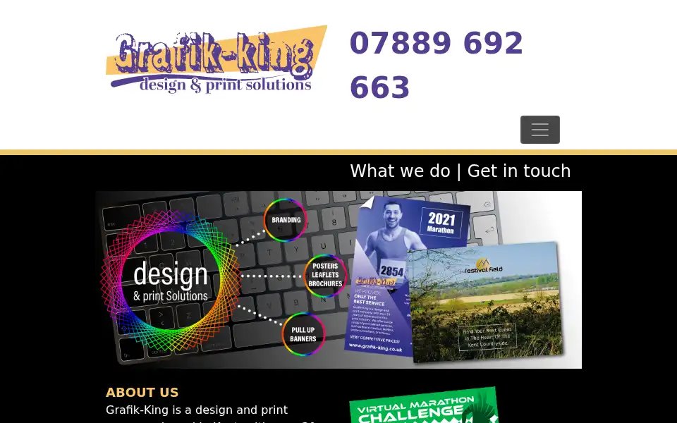 Screenshot of grafik-king.co.uk