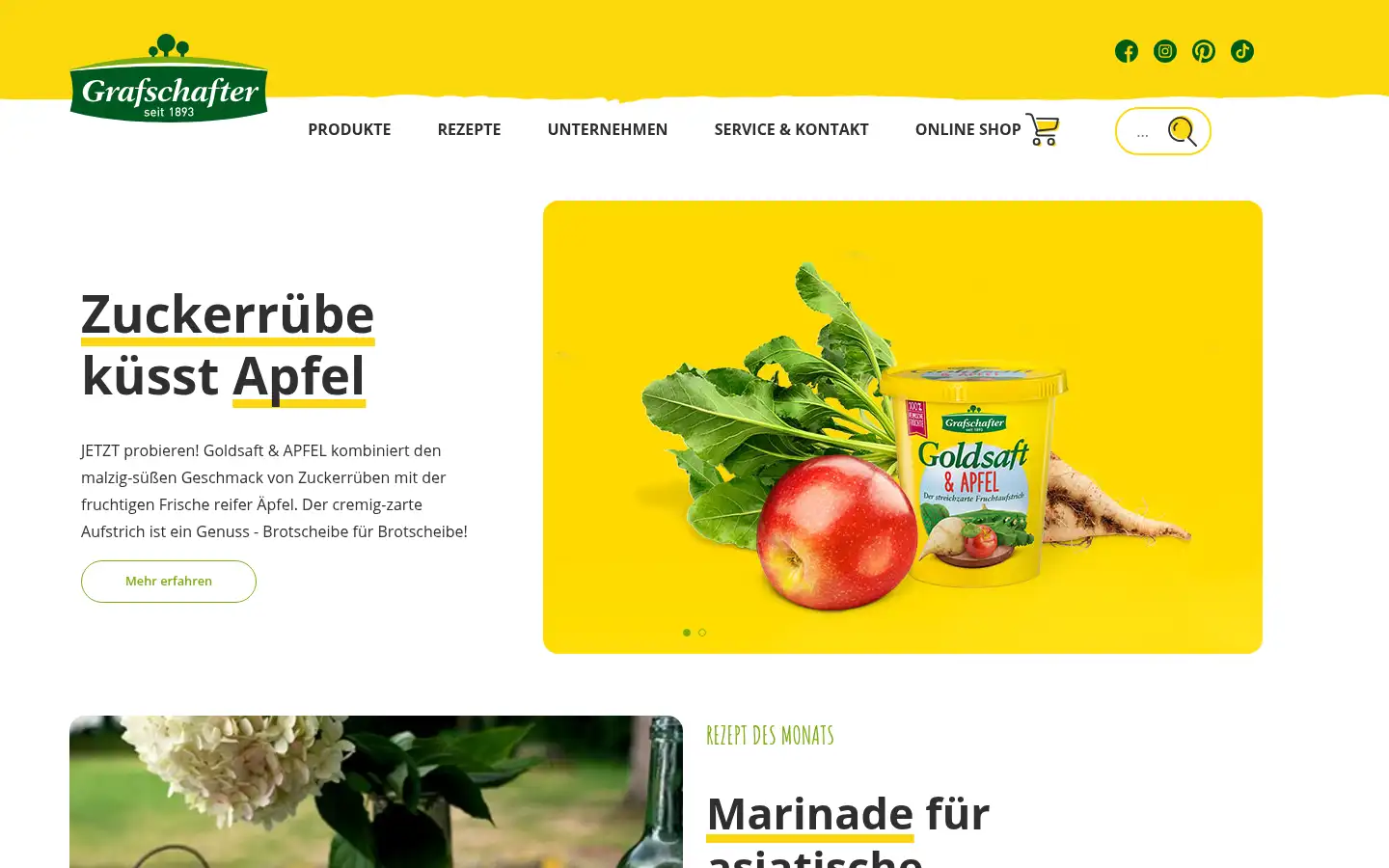 Screenshot of grafschafter.de