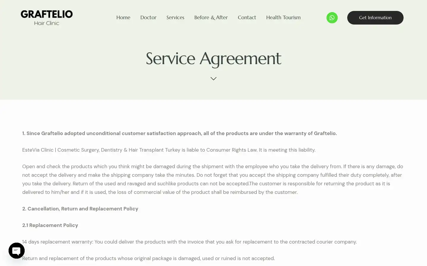 Screenshot of graftelio.com