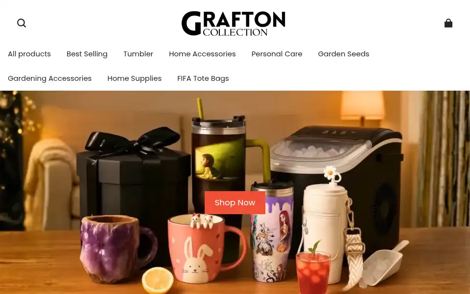 Screenshot of graftoncollection.com