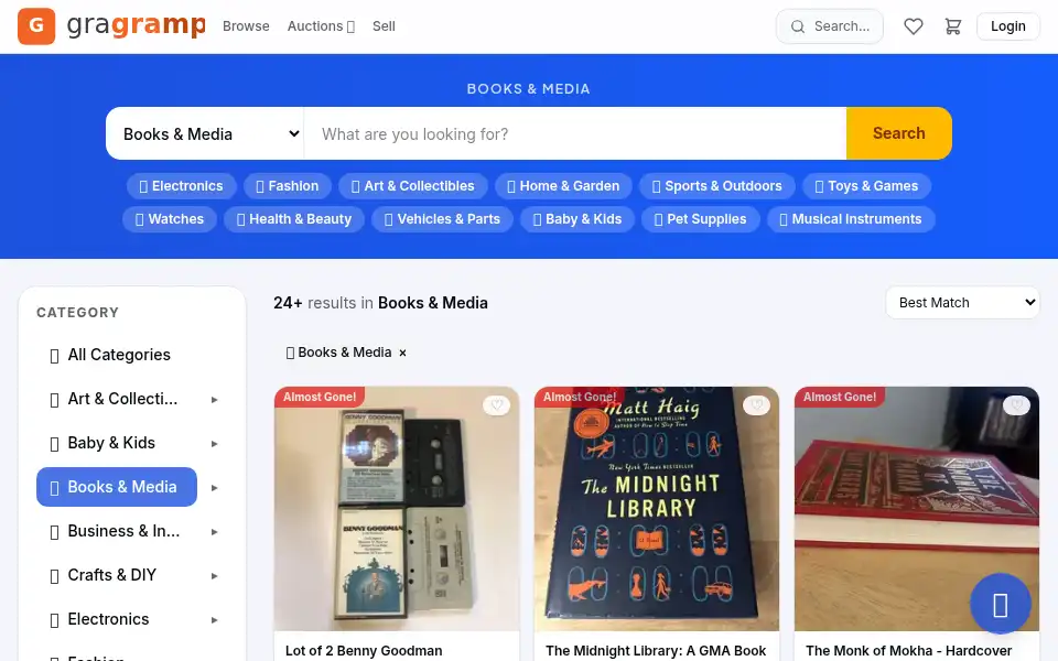 Screenshot of gragramp.com