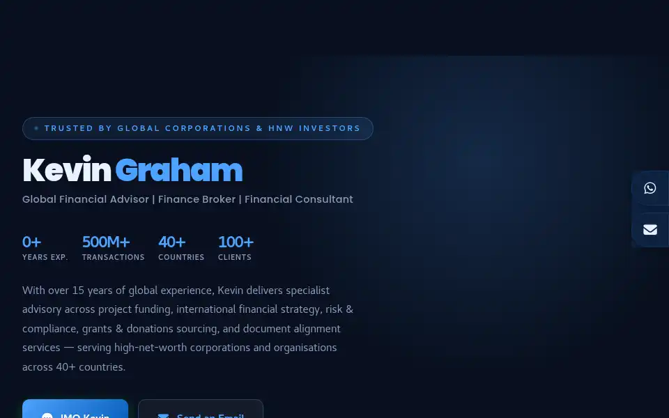 Screenshot of grahamkarimi.com