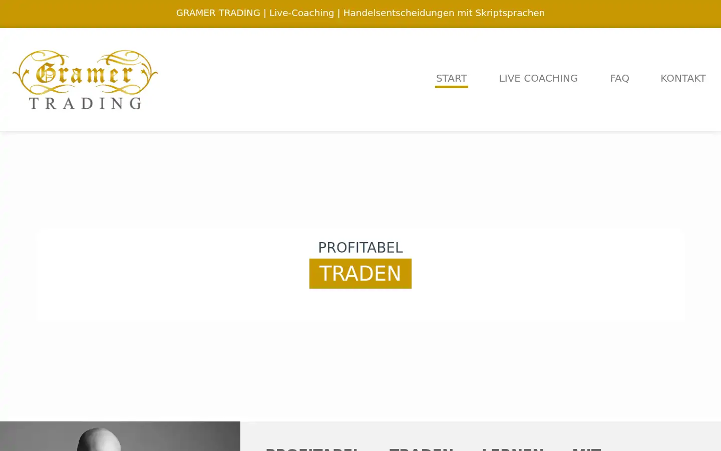 Screenshot of gramer-trading.com