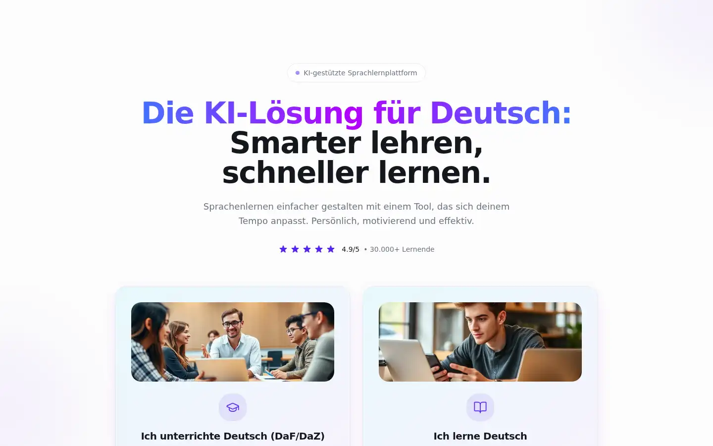 Screenshot of grammario.de