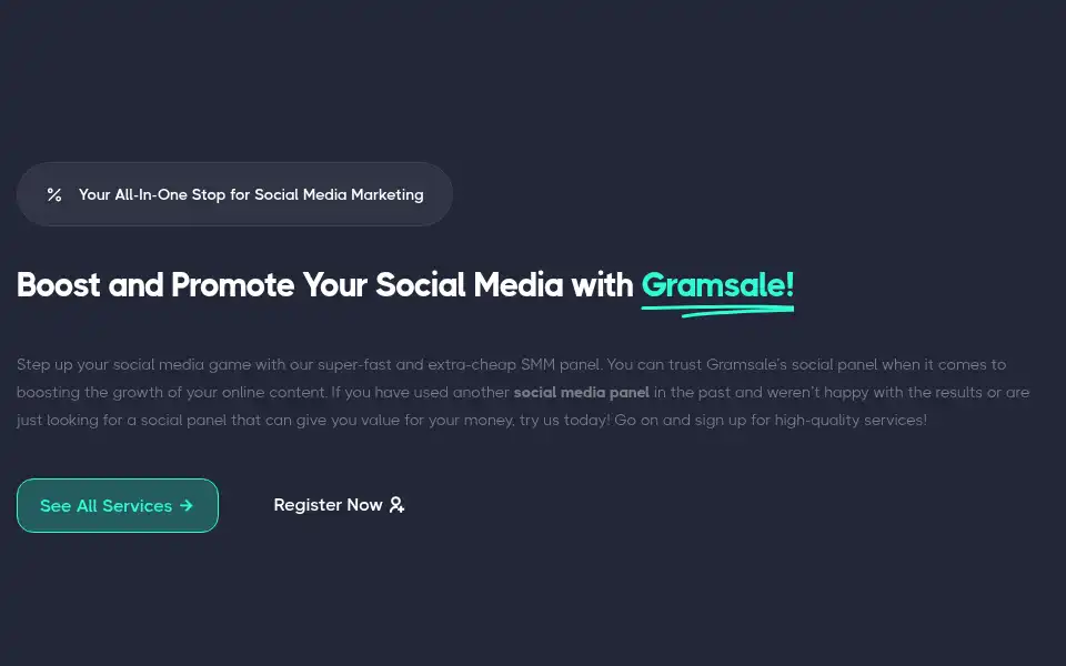 Screenshot of gramsale.com