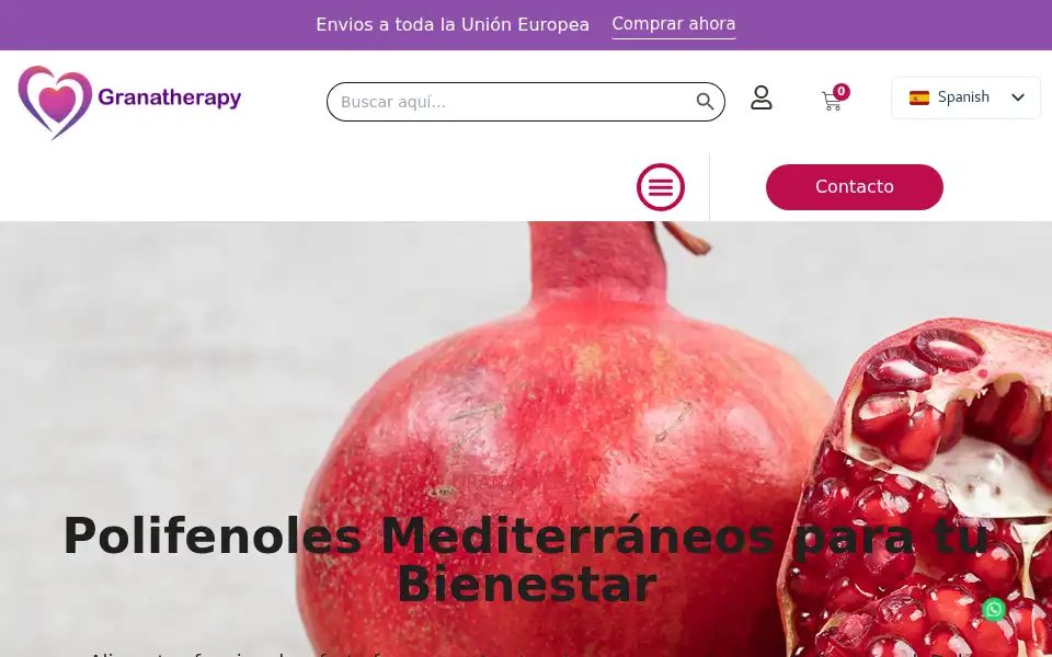Screenshot of granatherapy.com