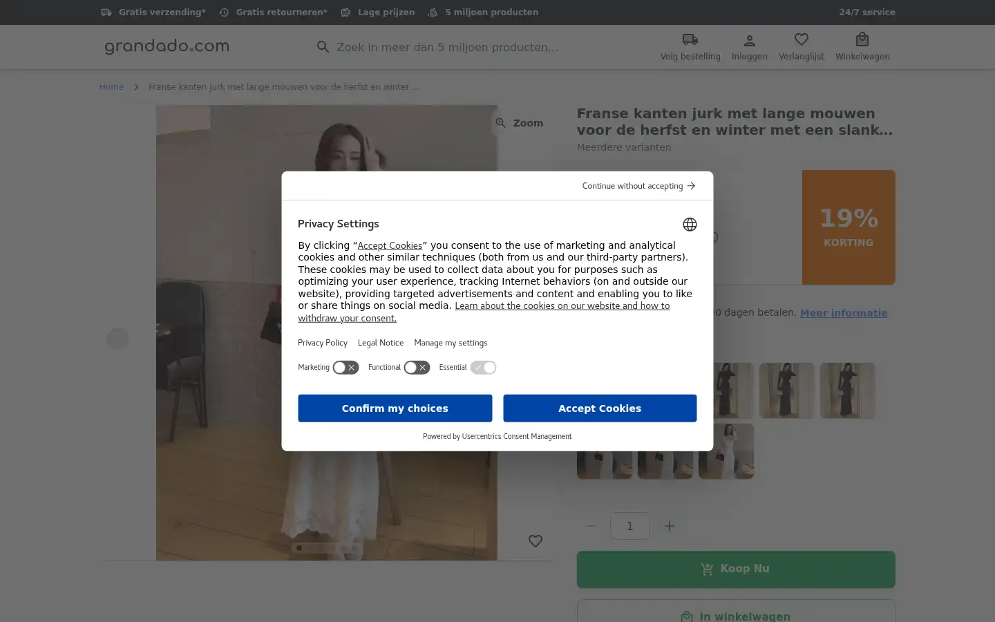 Screenshot of grandado.com